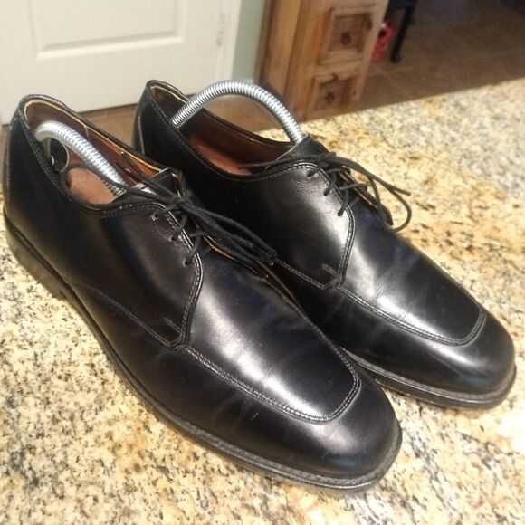 Allen Edmonds Burton Men\'s Black Leather Oxford US 8.5 Dress Casual Shoes main image 4